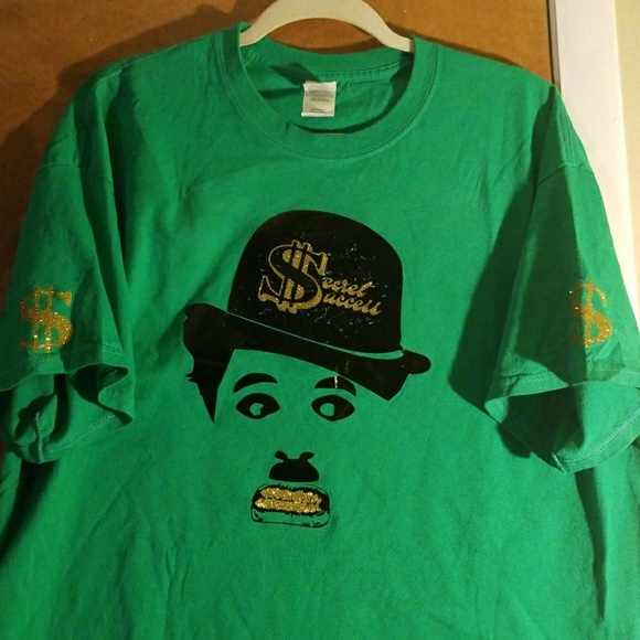 gildan Other - Charlie Chaplin Secret Success Graphic Tee